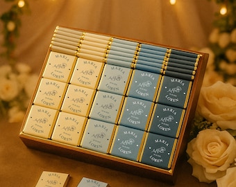 チョコレートギフト50選、ゲストへのウェディングギフト、婚約チョコレート、ウェディングギフト、カスタマイズチョコレート、ウェディングチョコレート