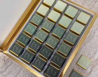 50 Pcs Wedding Chocolate, Wedding Chocolate Favors, Customized Chocolate, Wedding Favors, Engagement Chocolate, Favors For Guests