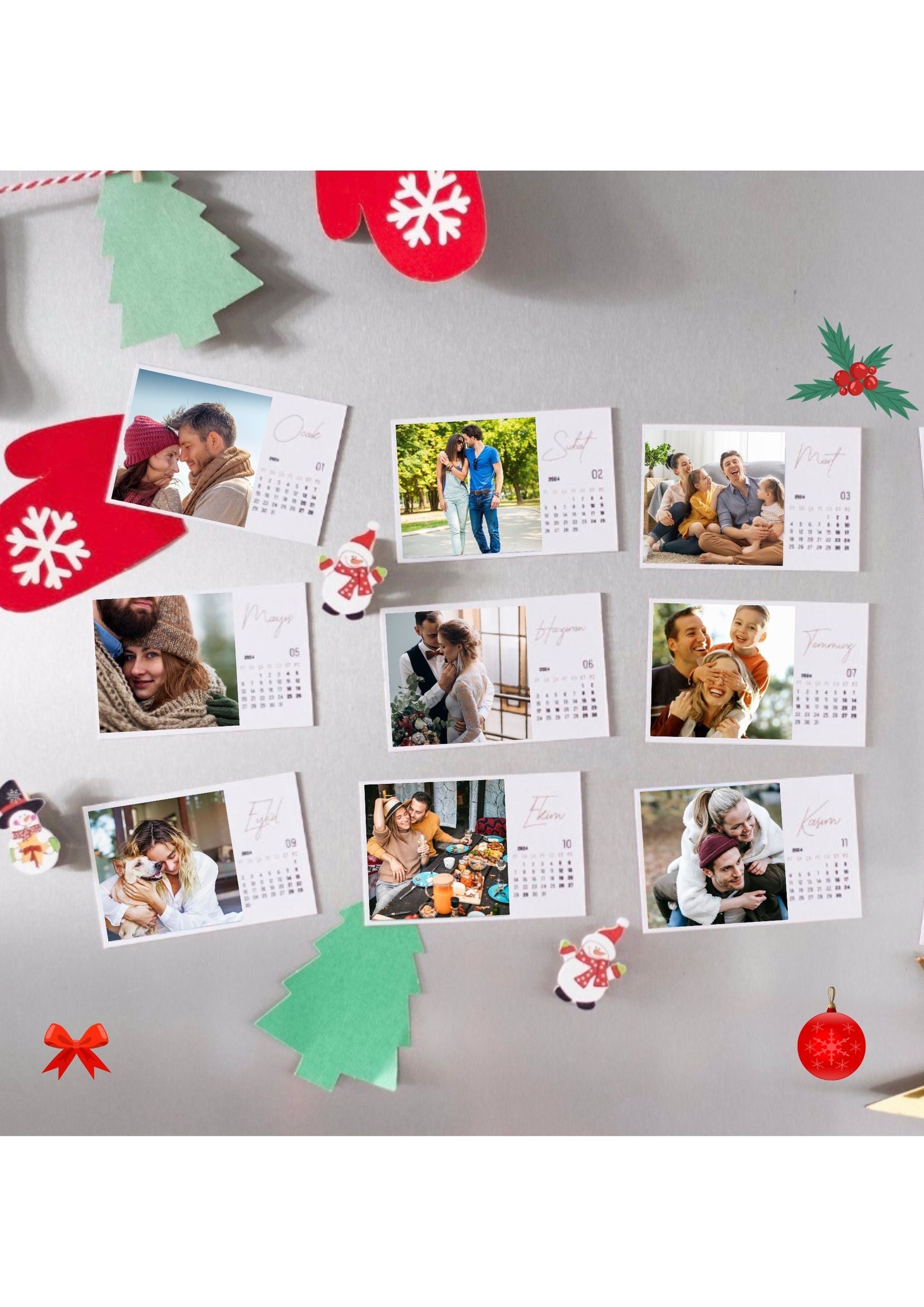 Fridge Magnets Photo Custom Magnets Photo Print Holiday Gift Picture Magnets  Gifts Photo Printing Gift for Mom Home Decoration 