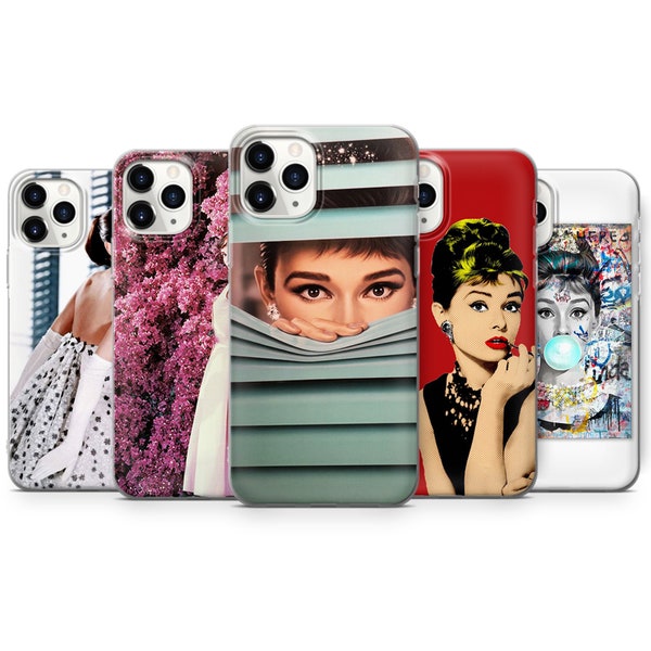 Audrey Hepburn Breakfast at Tiffanys Handyhülle für iPhone 15, Samsung und Huawei P50 W28