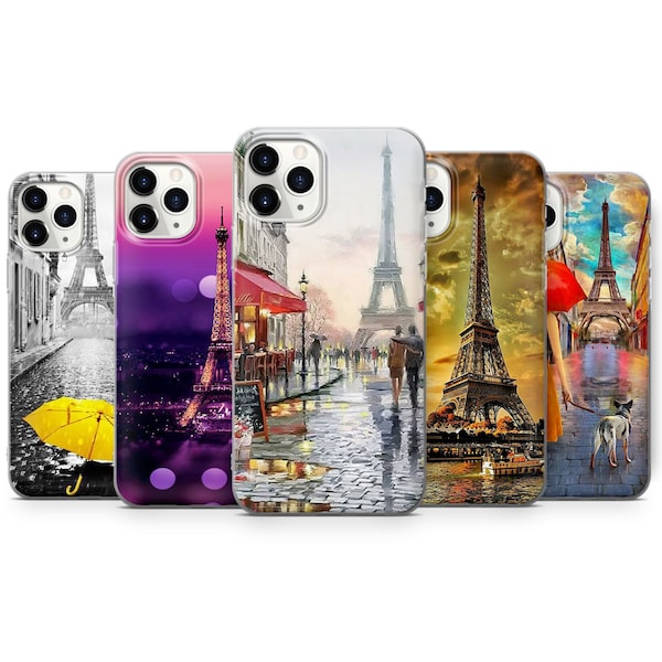 Paris Eiffelturm Handyhülle passend für iPhone 15, Samsung S23 und Huawei W37