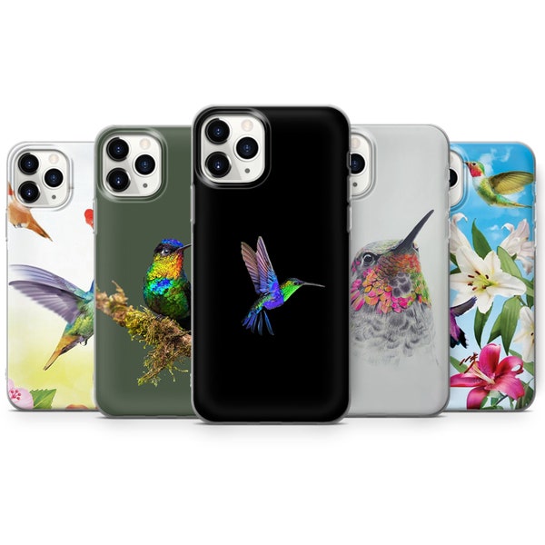 Colibri Exotic Tropical Bird phone case fits for iPhone 15, Samsung and Huawei W32