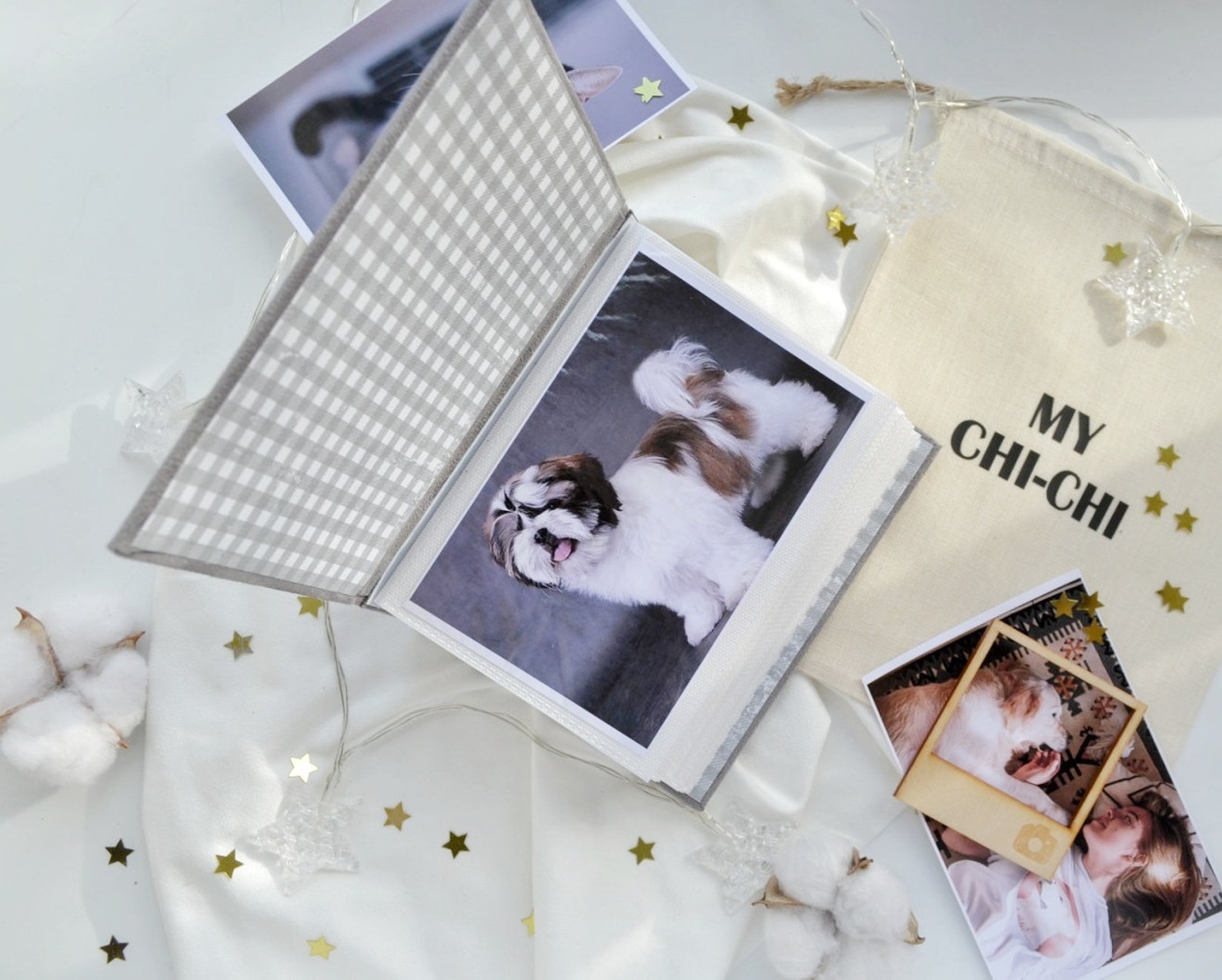 Personalized Pet Photo Album Dog Memory Book New Puppy Etsy