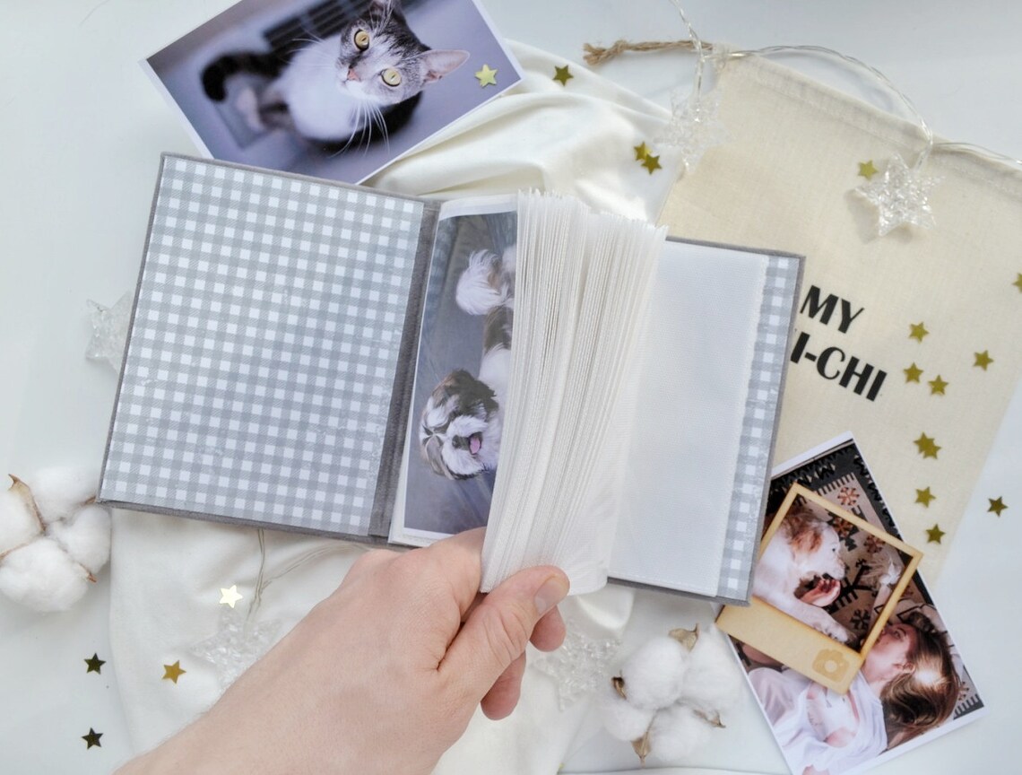 Personalized Pet Photo Album Dog Memory Book New Puppy Etsy