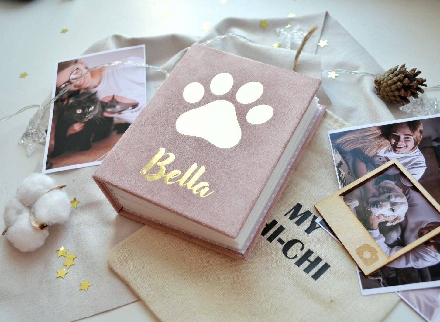 Personalized Pet Memory Book 4x6 Photo Album Pet Photo Etsy