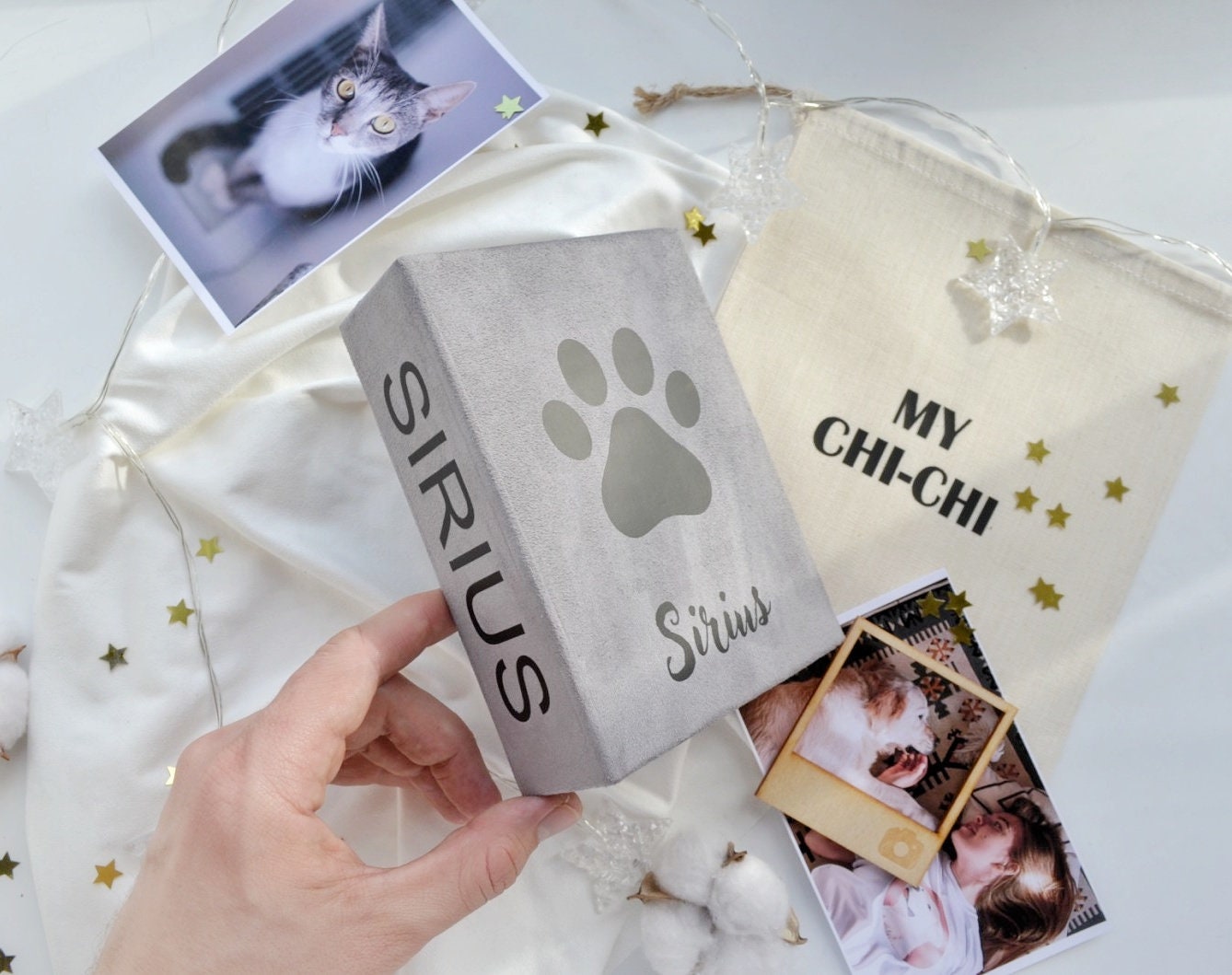 Personalized Pet Photo Album Dog Memory Book New Puppy Etsy