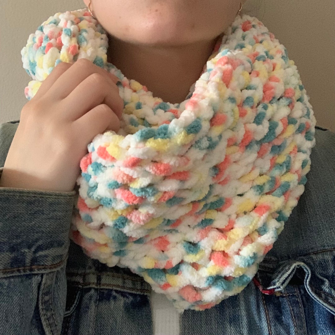 Handmade Chunky Infinity Scarf (various Colors) - Etsy