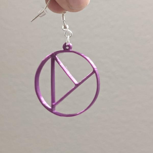 Markings of the Nine / 3D Printed Earrings