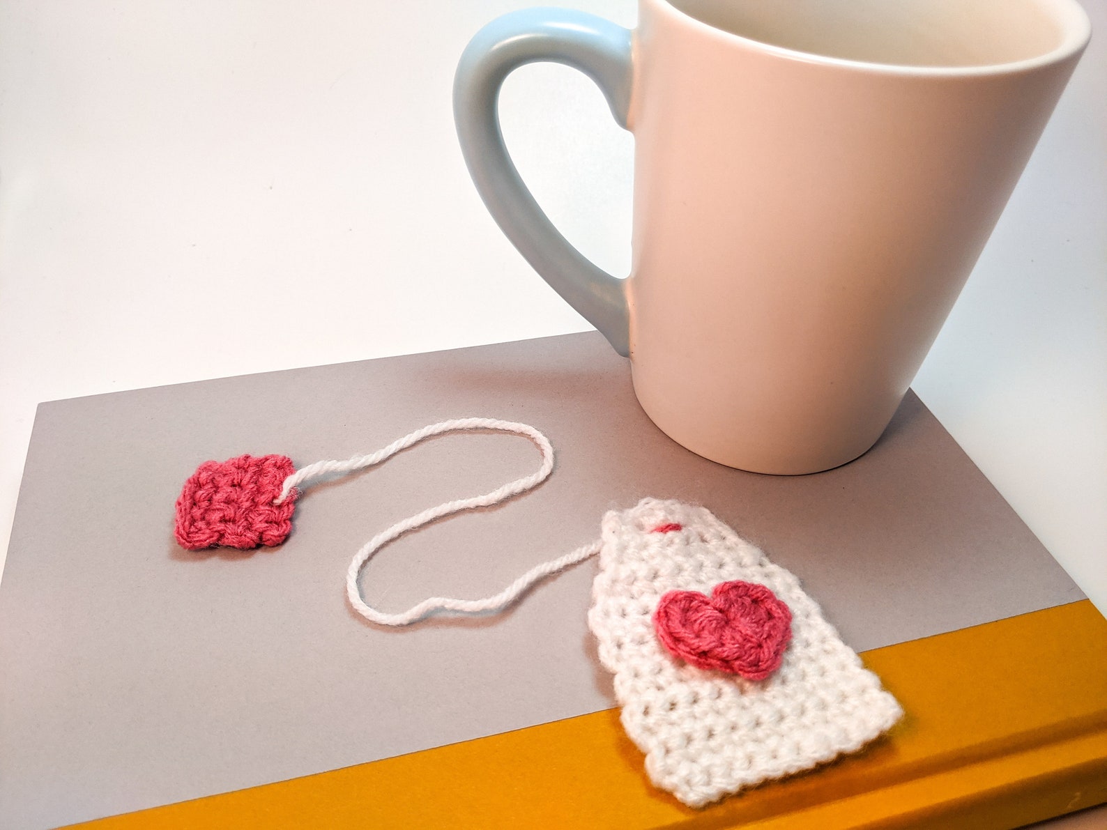 Tea Bag Bookmark Crochet Pattern PATTERN ONLY Cute & Cozy Etsy