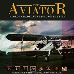 Aviator Color Grade LUTS for Photo or Video Editing