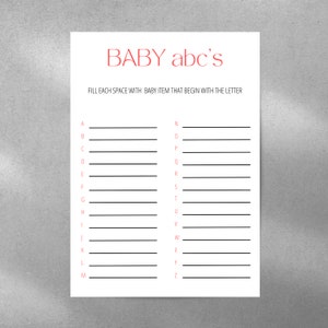 Editable Baby Shower Games Template Personalized Baby Shower Etsy Editable Baby Shower Games Template Personalized Baby Shower Etsy