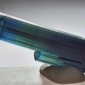 Tourmaline Crystals, Indicolite Tourmaline, Tourmaline Specimen, Natural Tourmaline, Terminated Tourmaline, Tourmaline for sale, 17 cts
