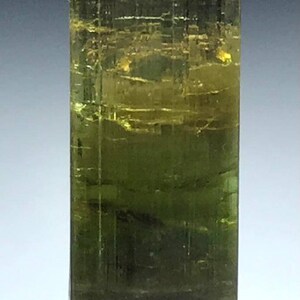 Honey color terminated tourmaline crystal