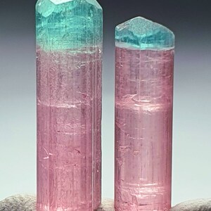 16 caratsTourmaline crystals, wrapping Tourmaline, pink tourmaline, bi colour tourmaline, indicolite tourmaline, Afghanistan tourmaline,