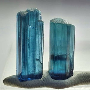 Tourmaline Crystals, Indicolite Tourmaline, Tourmaline Specimen, Natural Tourmaline, Terminated Tourmaline, Tourmaline for sale, 9 cts