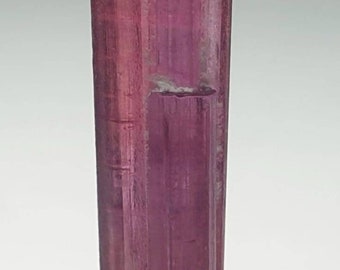 Amazing purple color stepwise terminated tourmaline crystal