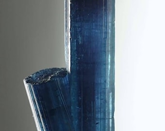 Beautiful blue indicolite terminated Tourmaline crystal