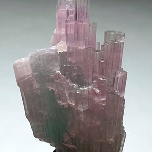 Top Quality Bi color  bunch tourmaline crystal