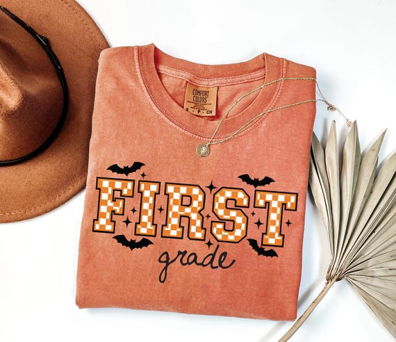 Spooky First Grade Teacher Halloween Shirt: Custom Group Crew