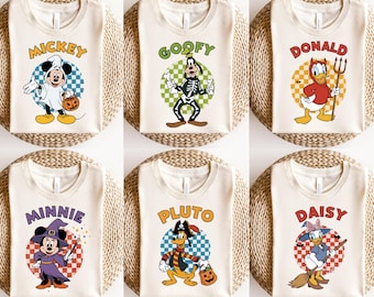 Custom Disney Mickey's Not So Scary Halloween Party 2026 Shirt, Custom Skeleton Disney Halloween Shirt, 2026 Halloween Disney Family Shirts