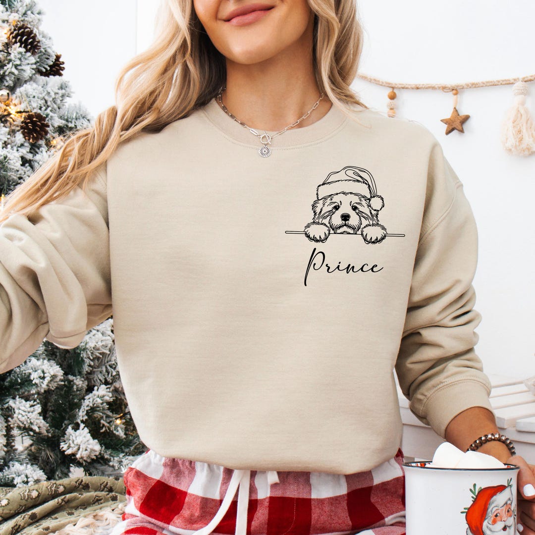 thumbnail image 2 of Personalized Dog Sweatshirt, Custom Pet Portrait Hoodie 2 of 10