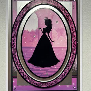 Handgemaakte kaart prinsessen voor elke gelegenheid