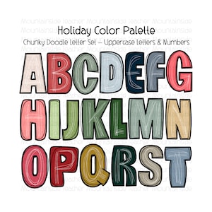 Scribble Letters, Boho Doodle Alphabet, PNG Bundle, Doodle Sublimation, Alpha Set Designs, PNG Clipart, Hand Drawn, Doodles, PNG Letters