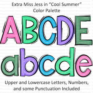 Scribble Letters, Doodle Alphabet, PNG Bundle, Doodle Sublimation, Alpha Designs, PNG Clipart, Hand drawn Alpha, PNG Font, Digital Download