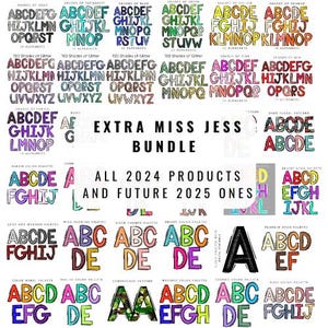 Scribble Letters, Doodle Alphabet Bundle, PNG Bundle, Doodle Sublimation, Alpha Set Designs, PNG Clipart, Hand Drawn Alpha pack, PNG Font