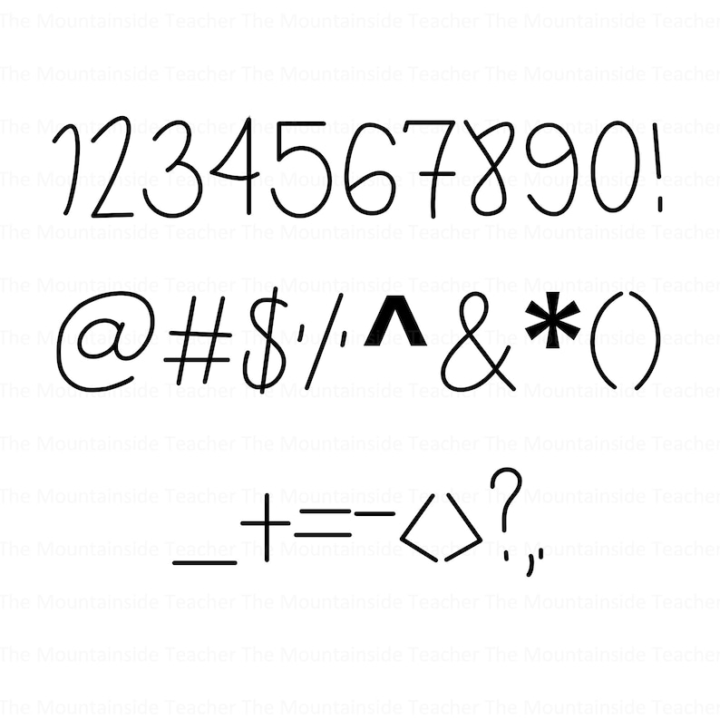 Fun Doodle Font: Bold Handwritten Script (OTF Format) - Etsy