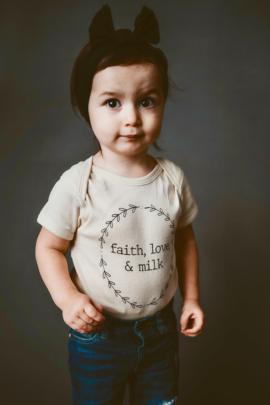 Wreath Boho Baby Onesie Christian Baby Apparel Baby Etsy