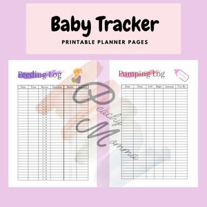 Baby Tracker Printables - Etsy