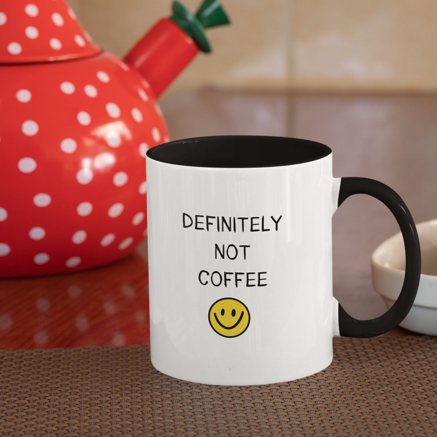 Funny Coffee Mug Definitely Not Coffee Mug White With Etsy