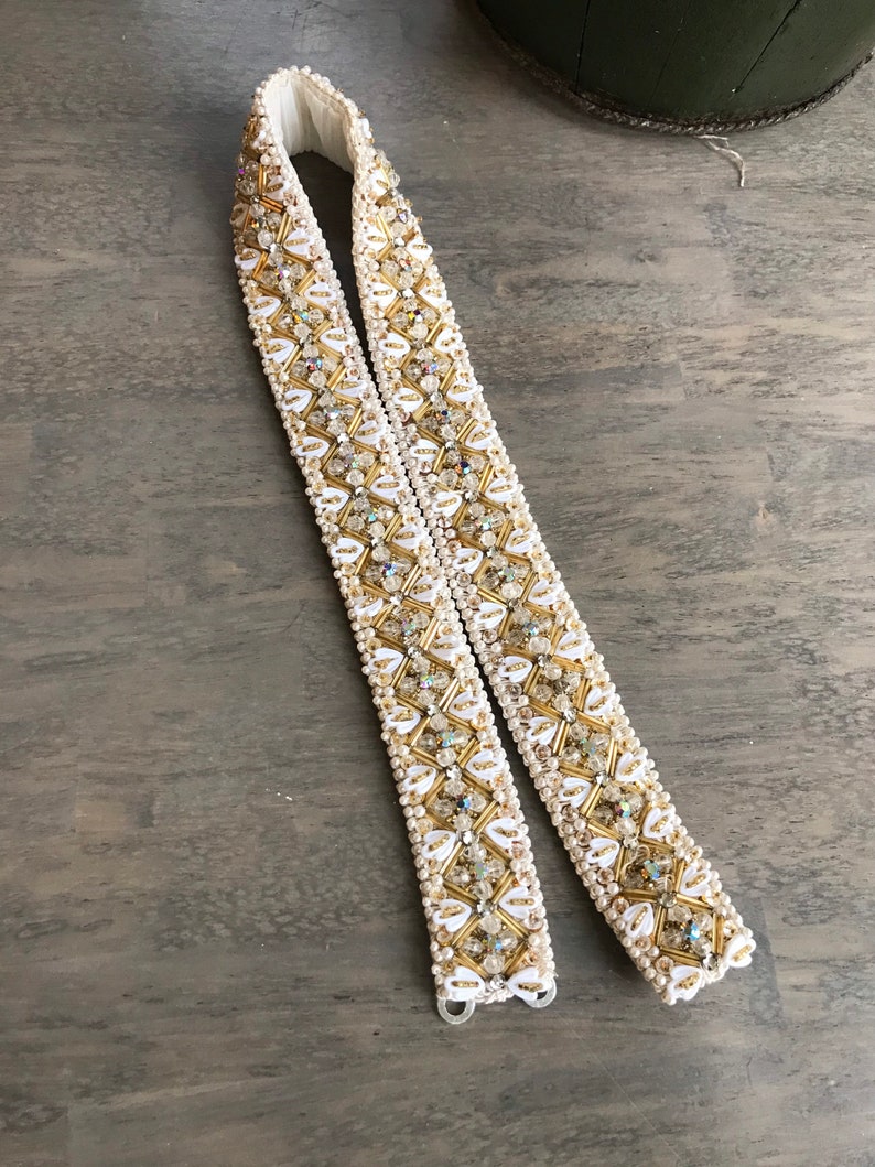 Gorgeous hand beaded belt bridal belt!