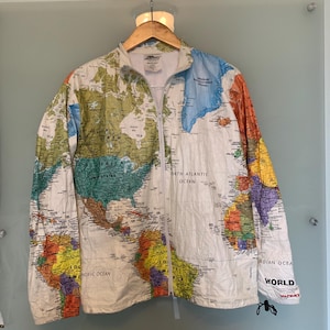 ジャケット・アウター 80s HAI SPORTING GEAR world map jacket ジャケット・アウター 80s HAI SPORTING GEAR world map jacket