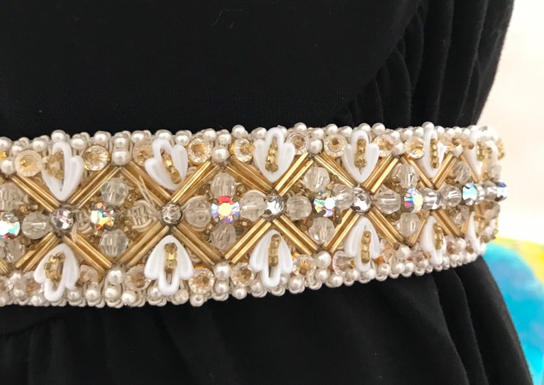 Gorgeous hand beaded belt bridal belt!