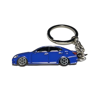 1 Set F Sport Metal Black Key Chain Fob Ring Keychain for Lexus RX