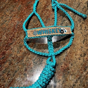 Tooled Flat Noseband Halter