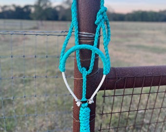 Custom Mule Tape Rope Noseband Halter