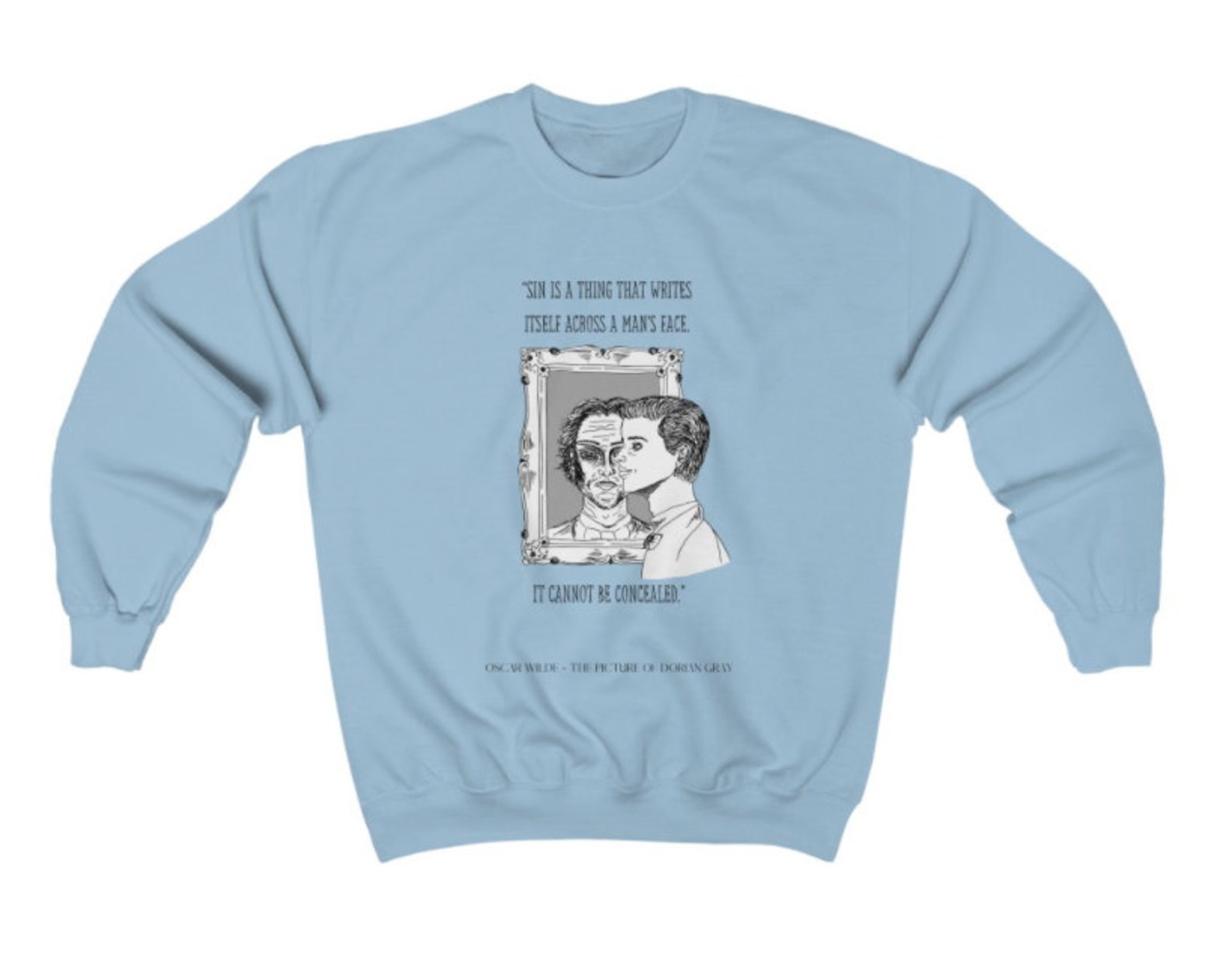 Das Bild von Dorian grau Oscar Wilde Crewneck Sweatshirt mit | Etsy