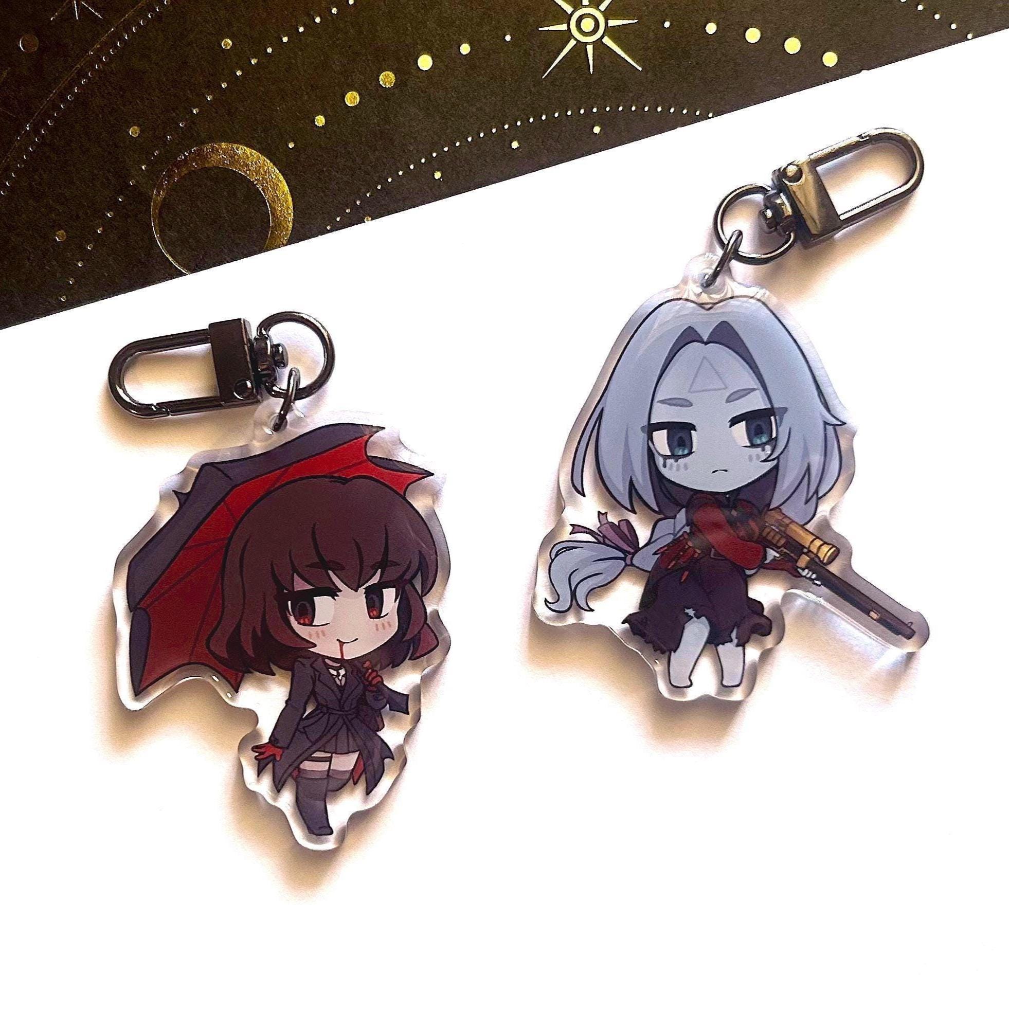 Deadlock Acrylic Charm Keychain | Mina Ha, Vindicta Fanart (2.5