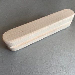 Skinny Tailor&#39;s Clapper | Maple Hardwood Clapper | Wooden Sewing Tool Seam Presser | Quilting, Dressmaking, Sewing, Tailor’s Tool