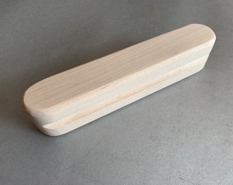 Skinny Maple Tailor's Clapper: Handmade Seam Presser