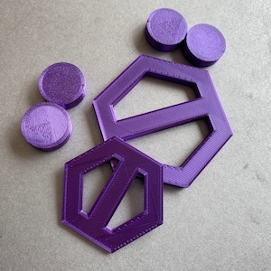 EPP Quilting Kit | EPP Quilting Magnets and Hexagon Templates | English Paper Piecing Magnets and Templates | Quilting Templates, Magnets