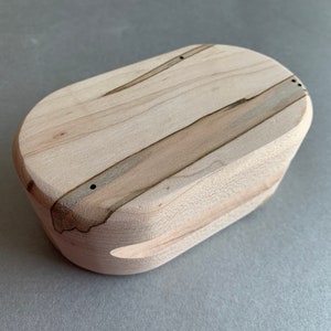 Striped Handmade Tailor&#39;s Clapper | Maple with Stripes Hardwood Clapper | Wood Seam Presser | Quilting, Dressmaking, Sewing, Tailor’s Tool