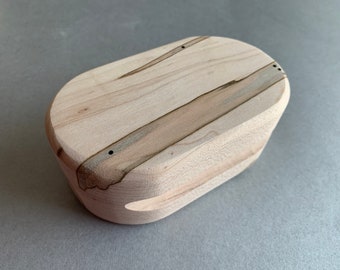 Handmade Striped Maple Tailor's Clapper: Seam Presser Tool