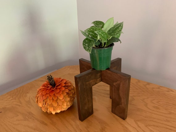 Custom Size Wooden Plant Stand: Collapsible Indoor Plant Holder - Etsy