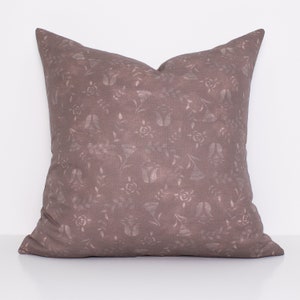 Mauve lumbar pillow store