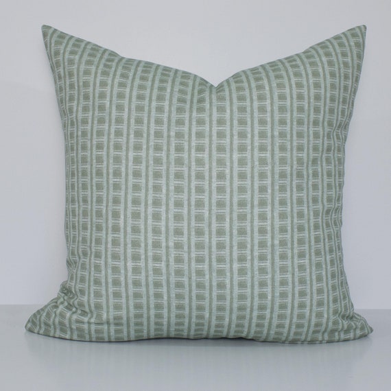 Alfie Pillow Cover in Sage