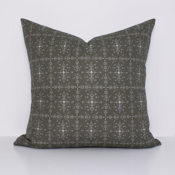 Nouveau Pillow Cover in Aged Bronze